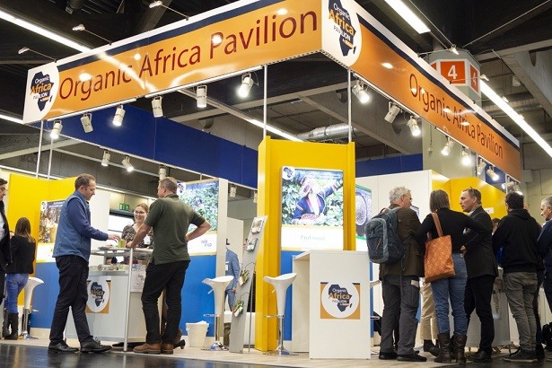 The Organic Africa Pavilion during BioFach 2019